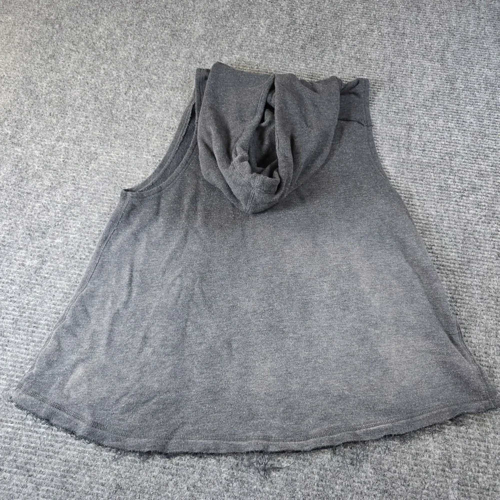 Free‎ People Vintage Beach Day Sleeveless Hoodie Size Small